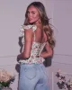 Bloom Together Floral Peplum Top sold by Vici