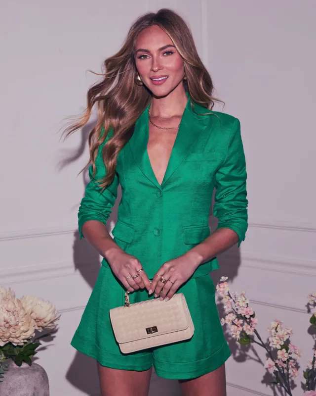 Eileen Cropped Blazer made by Vici