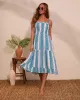 Easy Breezy Tiered Midi Dress sold by Vici