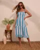 Easy Breezy Tiered Midi Dress sold by Vici