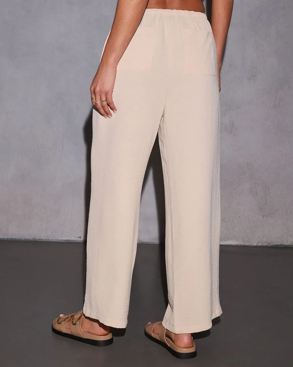 Keep It Cool Relaxed Straight Leg Pants sold by Vici product image thumbnail 4