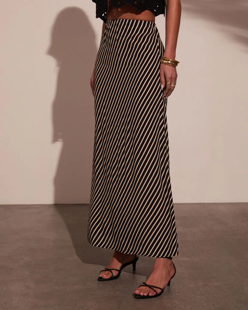 Sweet Haven Striped Maxi Skirt sold by Vici product image thumbnail 3