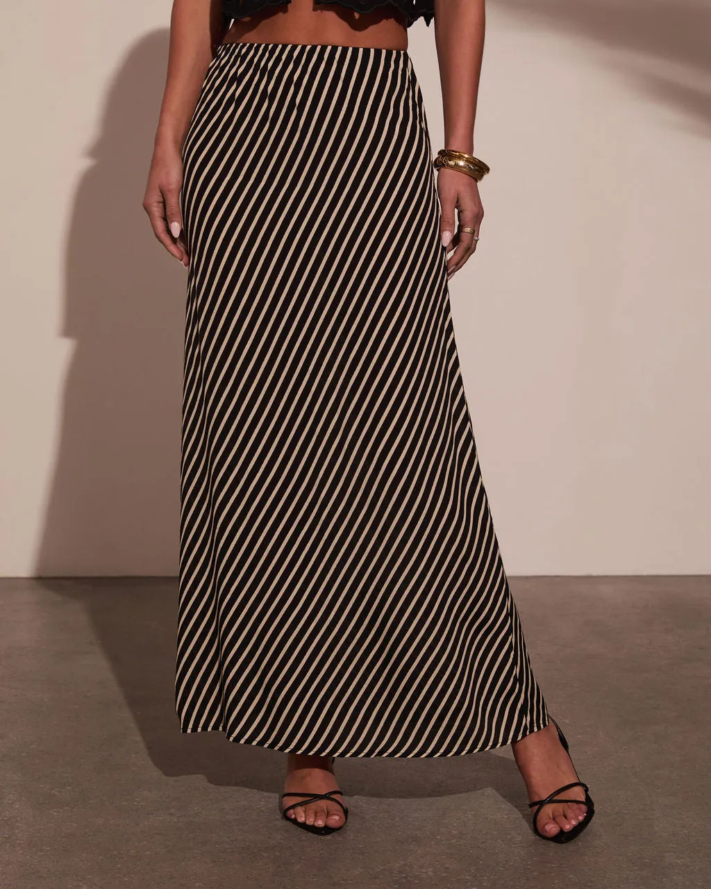 Sweet Haven Striped Maxi Skirt sold by Vici product image thumbnail 2