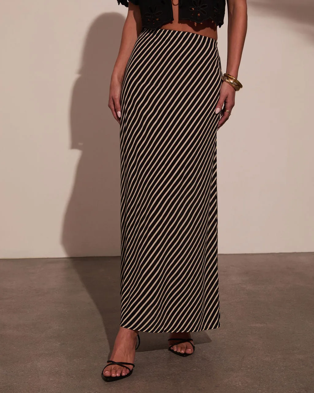 Sweet Haven Striped Maxi Skirt sold by Vici product image thumbnail 5