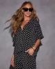 Korey Polka Dot Button Down Top sold by Vici