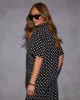 Korey Polka Dot Button Down Top sold by Vici