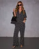 Korey Polka Dot Button Down Top sold by Vici