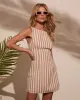 Chasing Horizons Striped Mini Dress sold by Vici