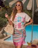Travel Ticker Short Sleeve Graphic Tee sold by Vici