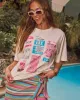 Travel Ticker Short Sleeve Graphic Tee sold by Vici