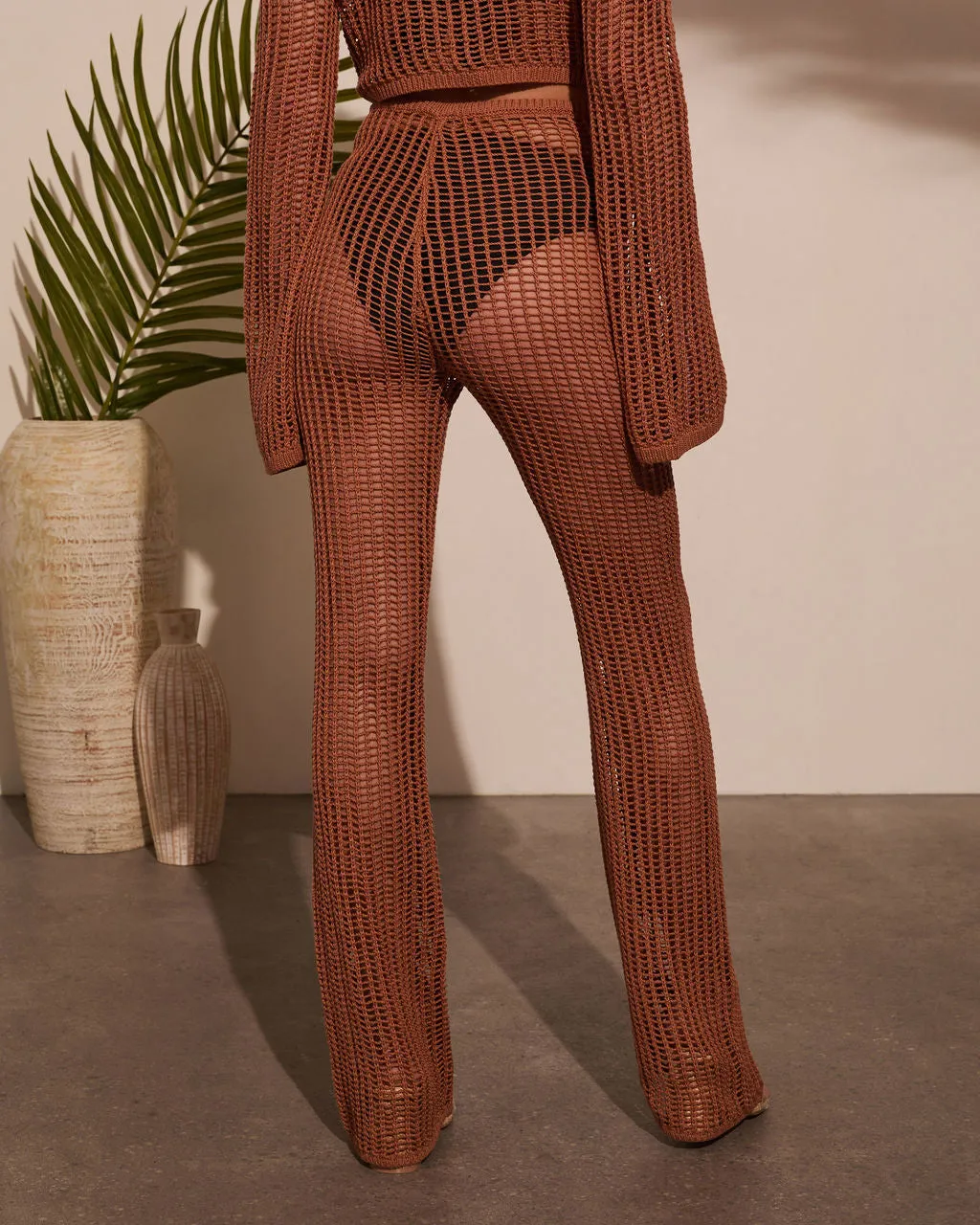 Gabi Crochet Drawstring Cover Up Pants sold by Vici product image thumbnail 4