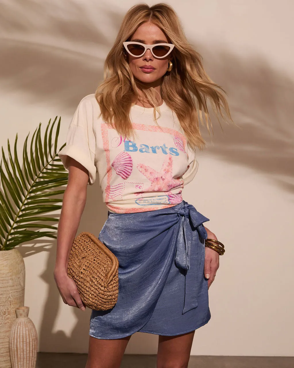 St. Barts Short Sleeve Graphic Tee sold by Vici