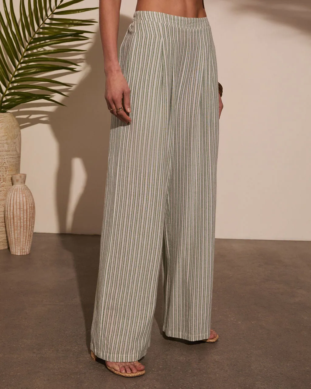 Seas the Day Striped Wide Leg Pants sold by Vici product image thumbnail 3