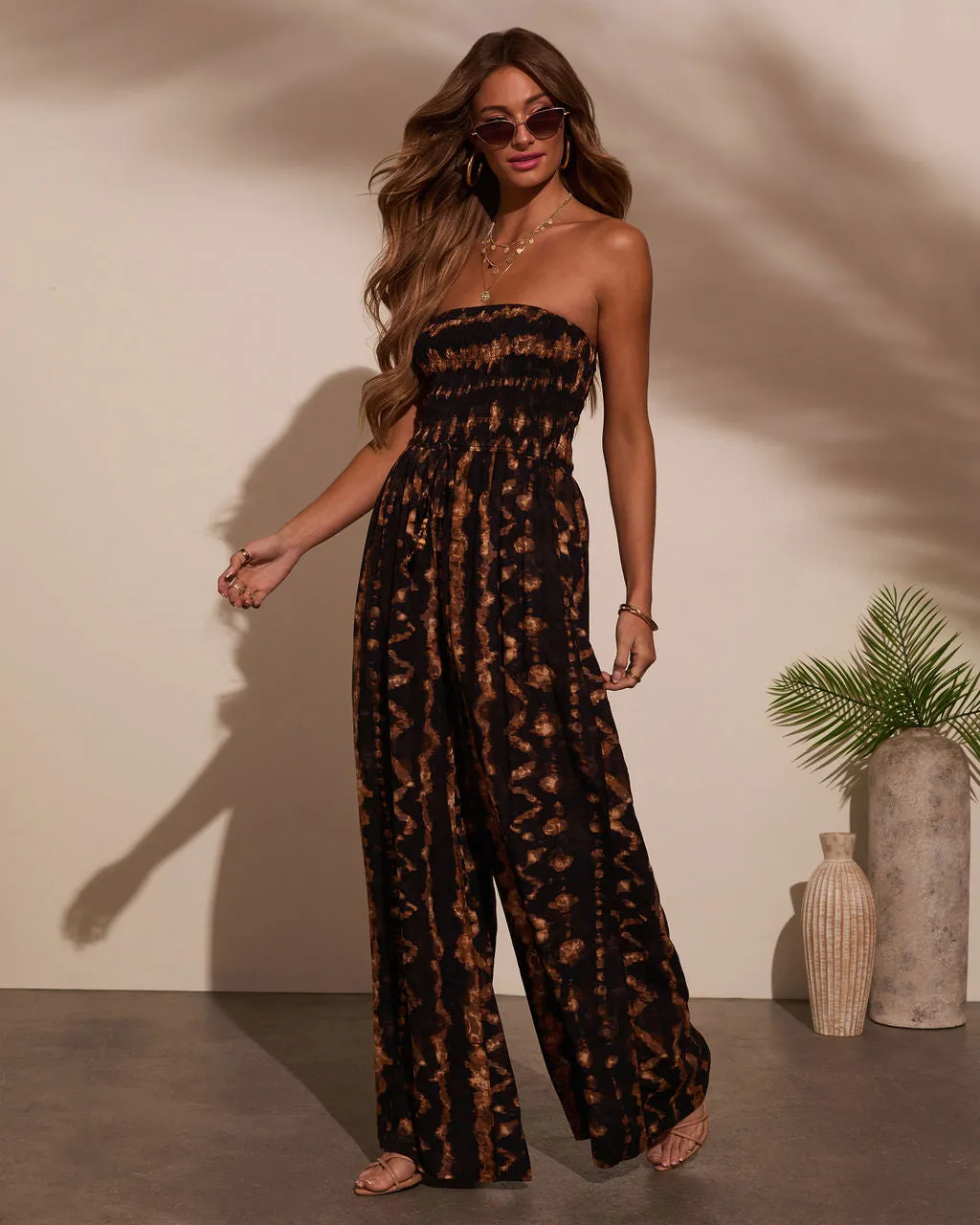 Markey Abstract Strapless Jumpsuit sold by Vici product image thumbnail 3