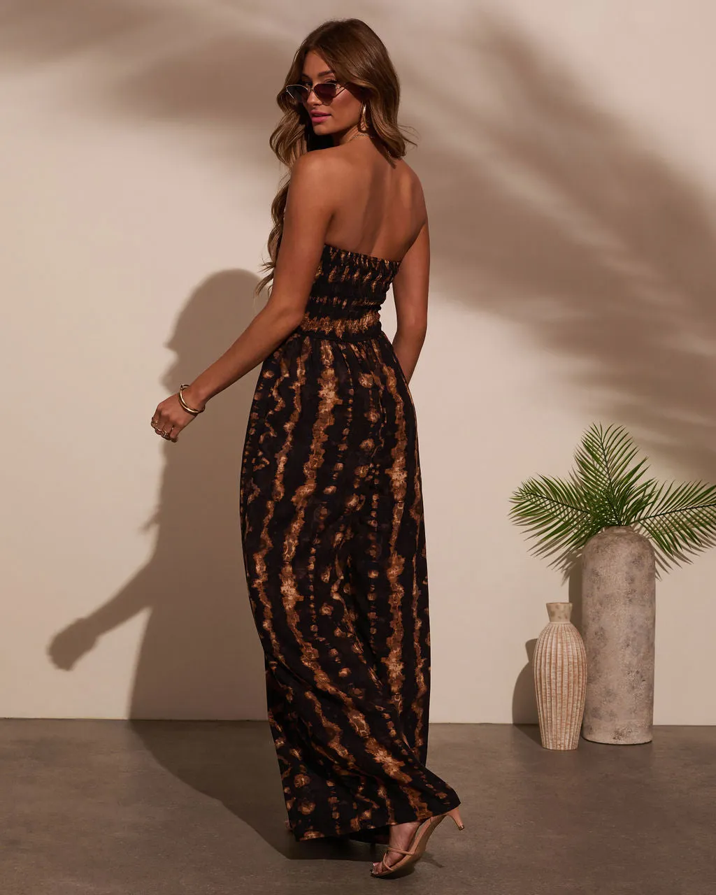 Markey Abstract Strapless Jumpsuit sold by Vici product image thumbnail 4