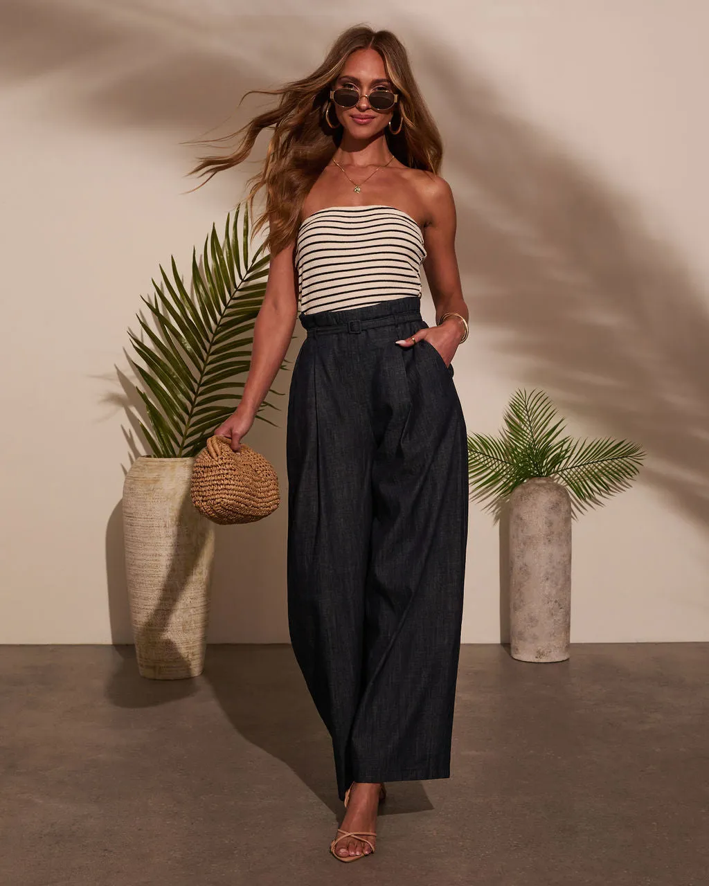 Jovanni Strapless Belted Jumpsuit sold by Vici product image thumbnail 5