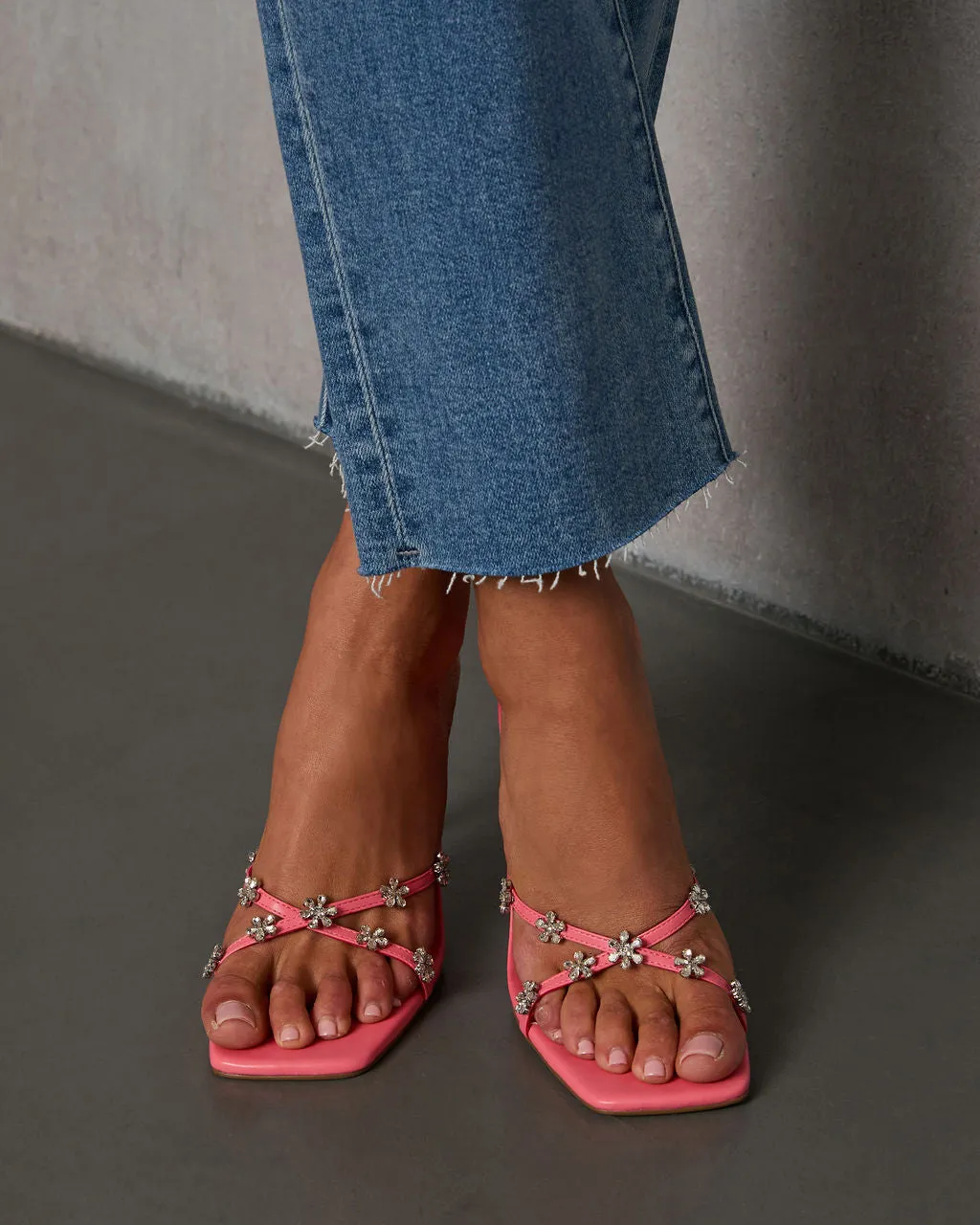 Soelen Embellished Open Toe Heels sold by Vici product image thumbnail 3