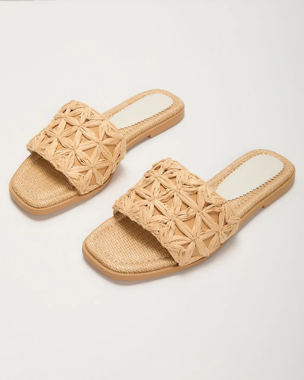 Selenah Woven Raffia Flat Sandals sold by Vici product image thumbnail 2