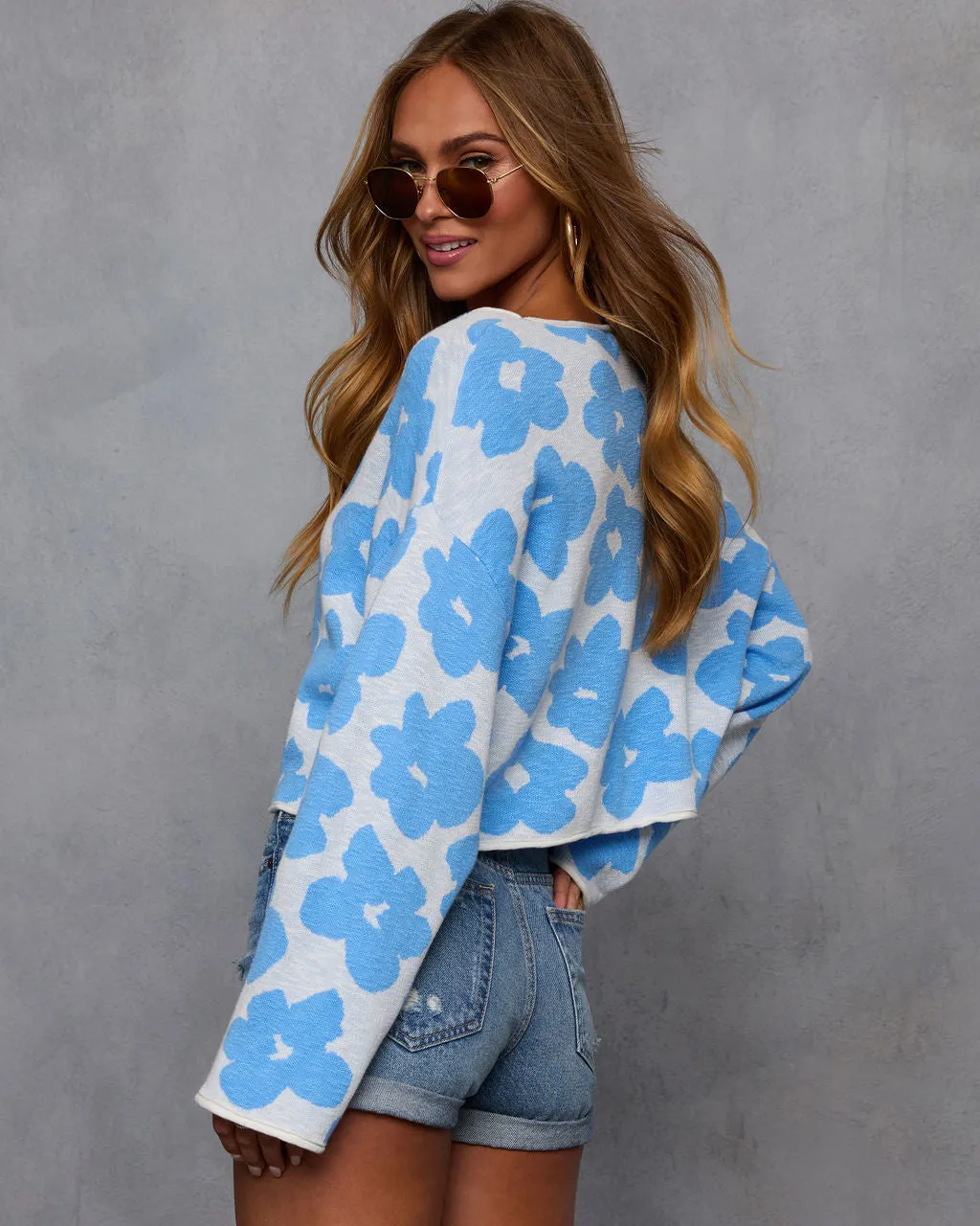 Dreaming Of Daisies Knit Sweater sold by Vici product image thumbnail 4