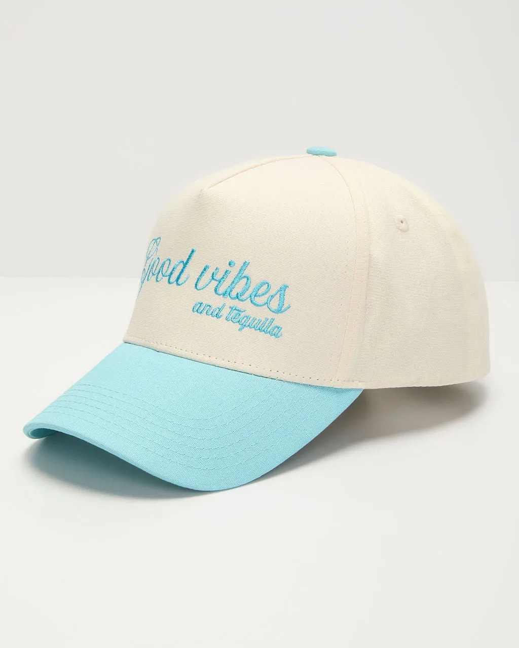 Good Vibes and Tequila Trucker Hat sold by Vici product image thumbnail 5