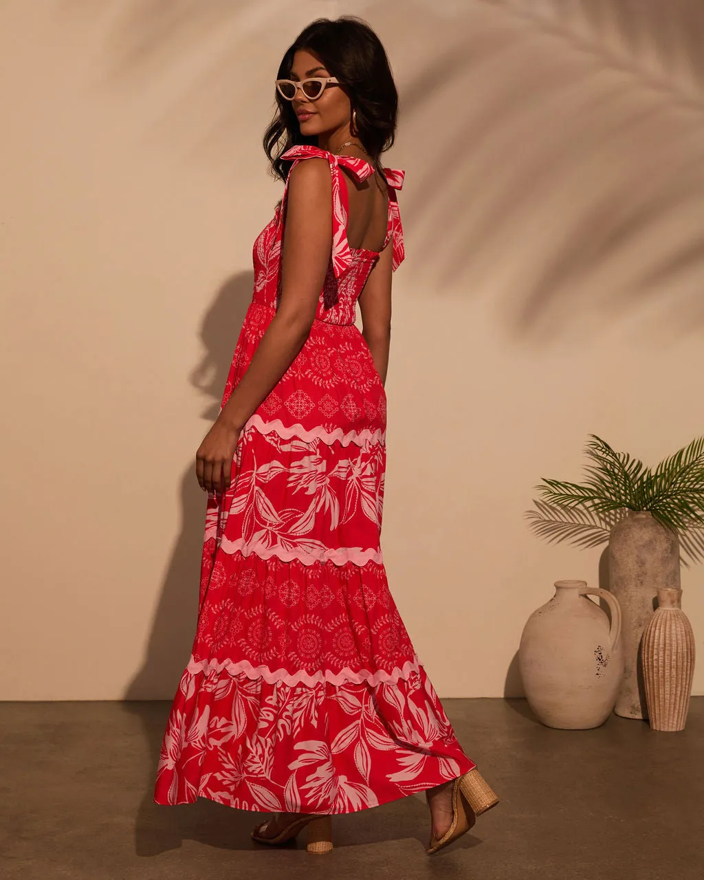 Sarai Tropical Maxi Dress sold by Vici product image thumbnail 4