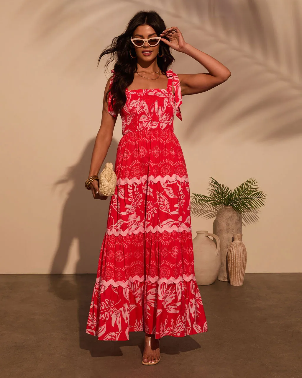 Sarai Tropical Maxi Dress sold by Vici product image thumbnail 5