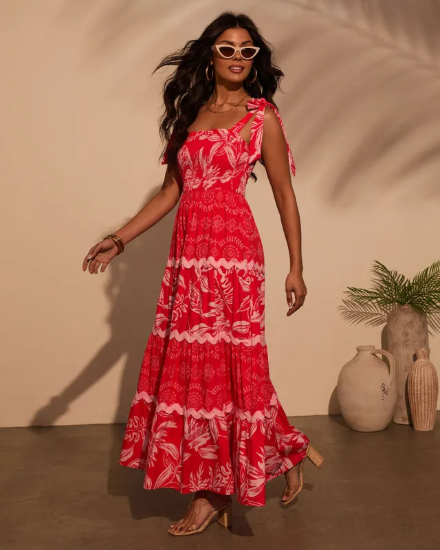 Sarai Tropical Maxi Dress sold by Vici