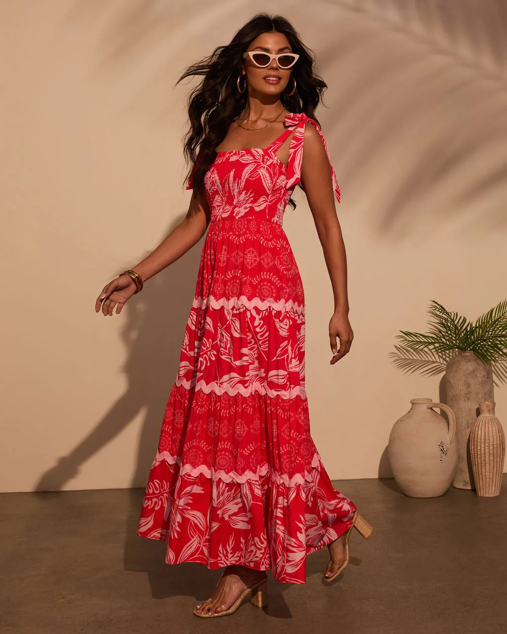 Sarai Tropical Maxi Dress sold by Vici