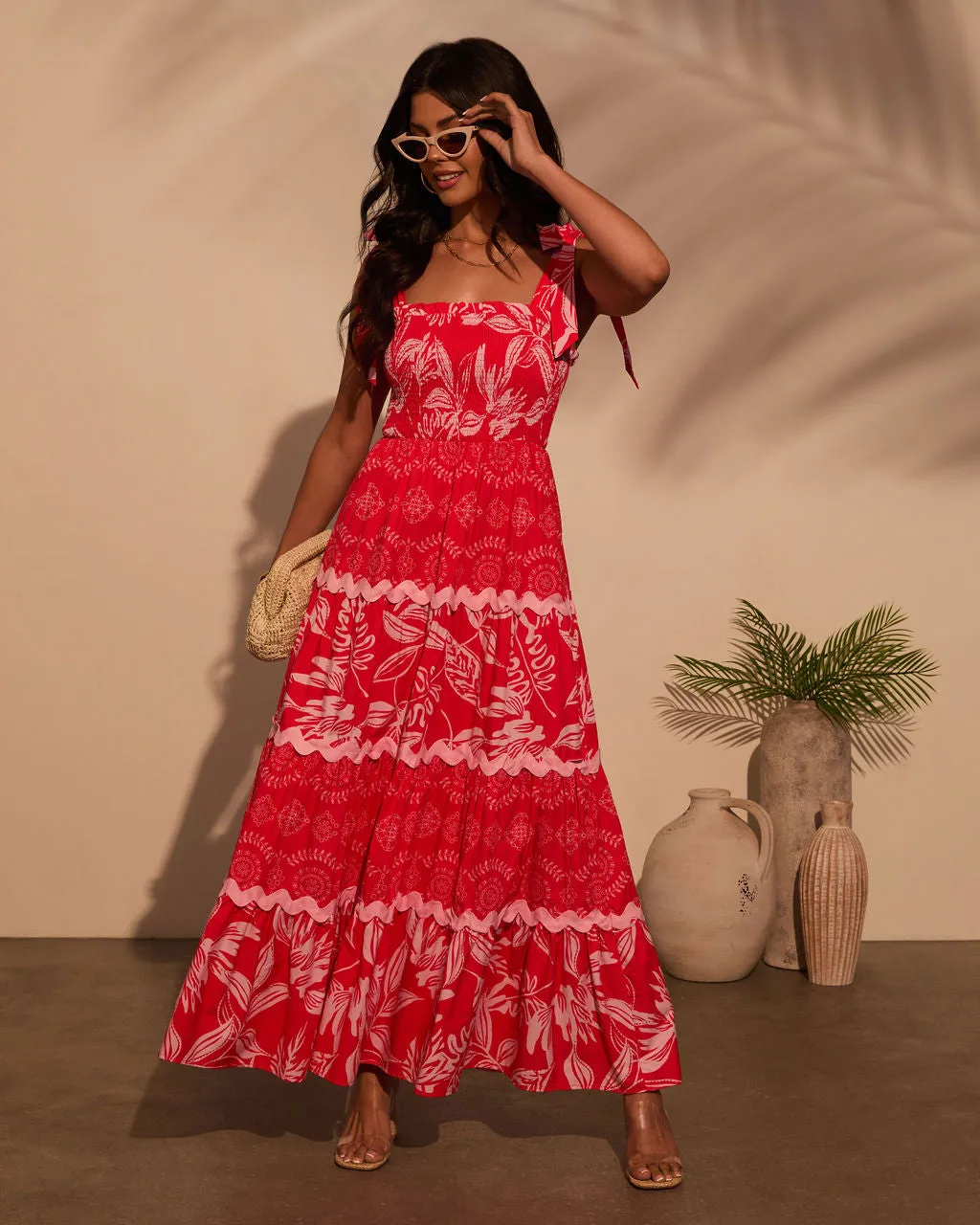 Sarai Tropical Maxi Dress sold by Vici product image thumbnail 3