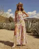 Estella Floral Strapless Maxi Dress sold by Vici