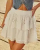 Dellah Tiered Eyelet Mini Skirt sold by Vici