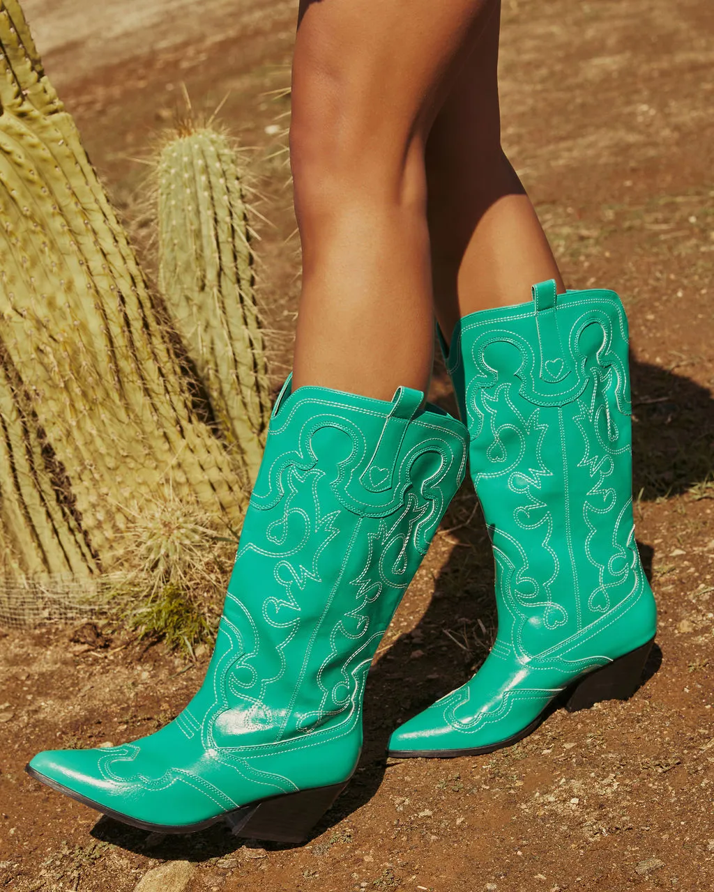 Festival Funk Stitched Western Boots sold by Vici product image thumbnail 5