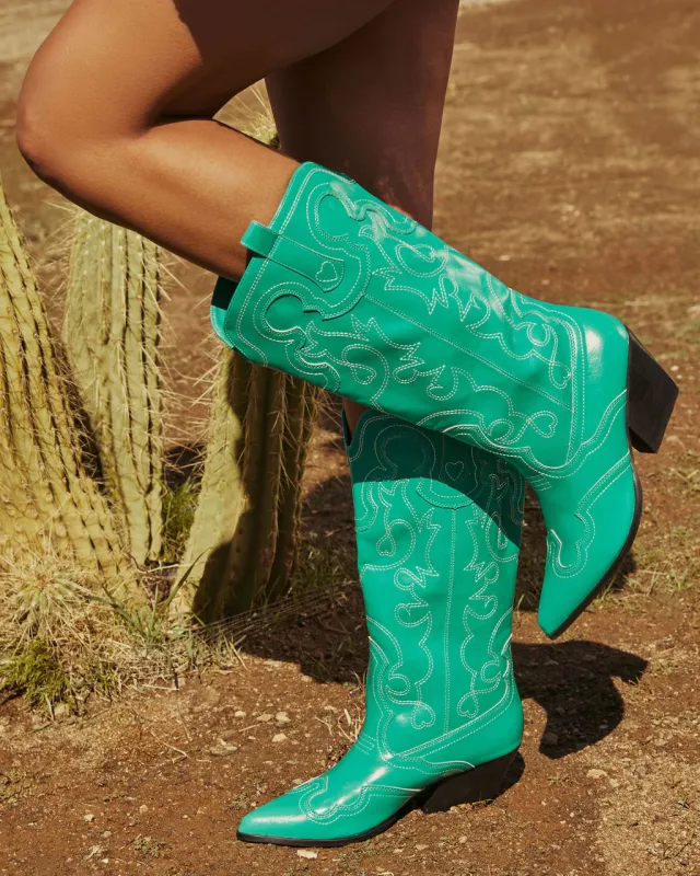 Festival Funk Stitched Western Boots made by Vici