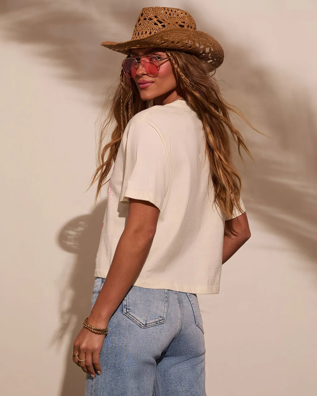 Wild West Cropped Graphic Tee sold by Vici product image thumbnail 4