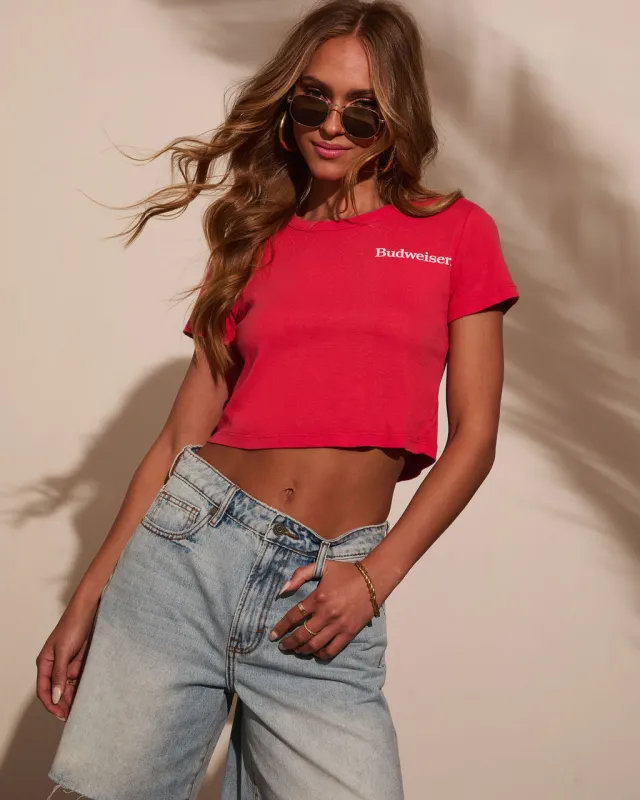 Budweiser Short Sleeve Graphic Tee sold by Vici