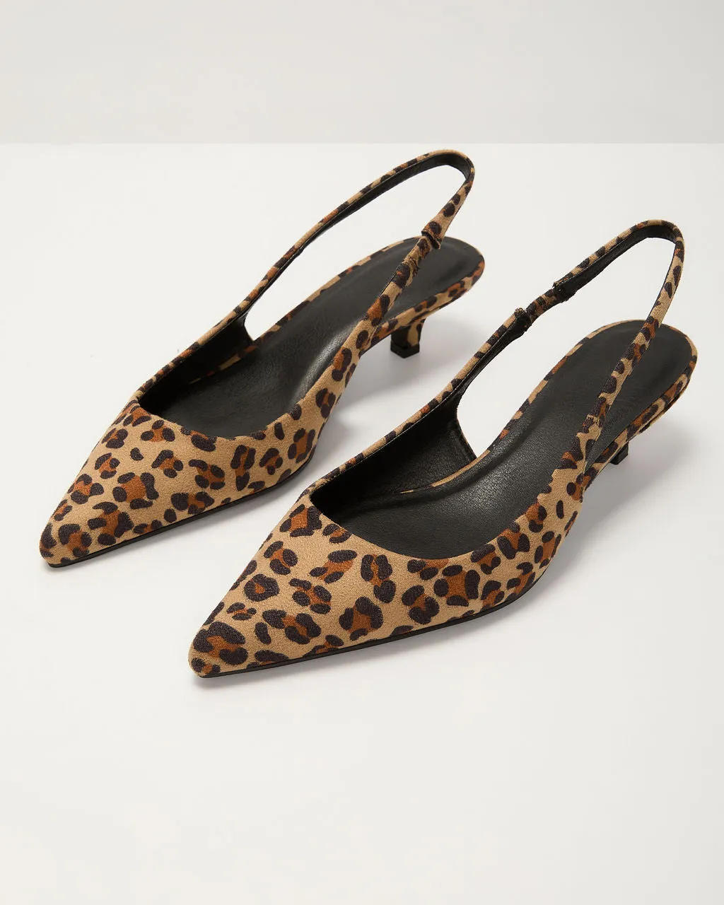 Chic Prowess Leopard Print Slingback Kitten Heels sold by Vici product image thumbnail 3