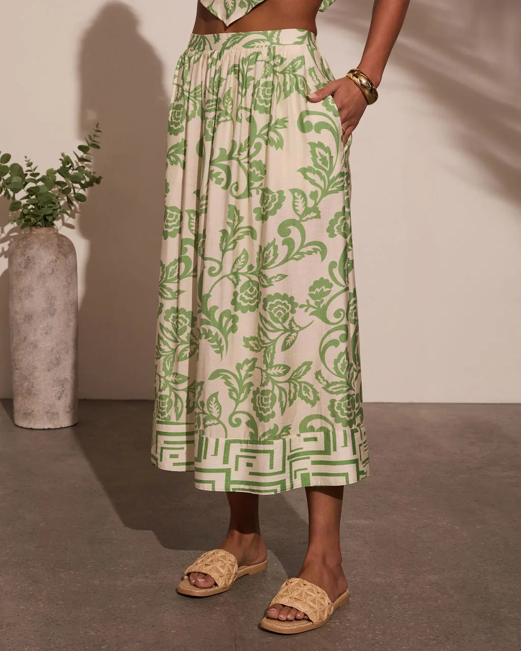 Elliah Abstract Maxi Skirt sold by Vici product image thumbnail 3