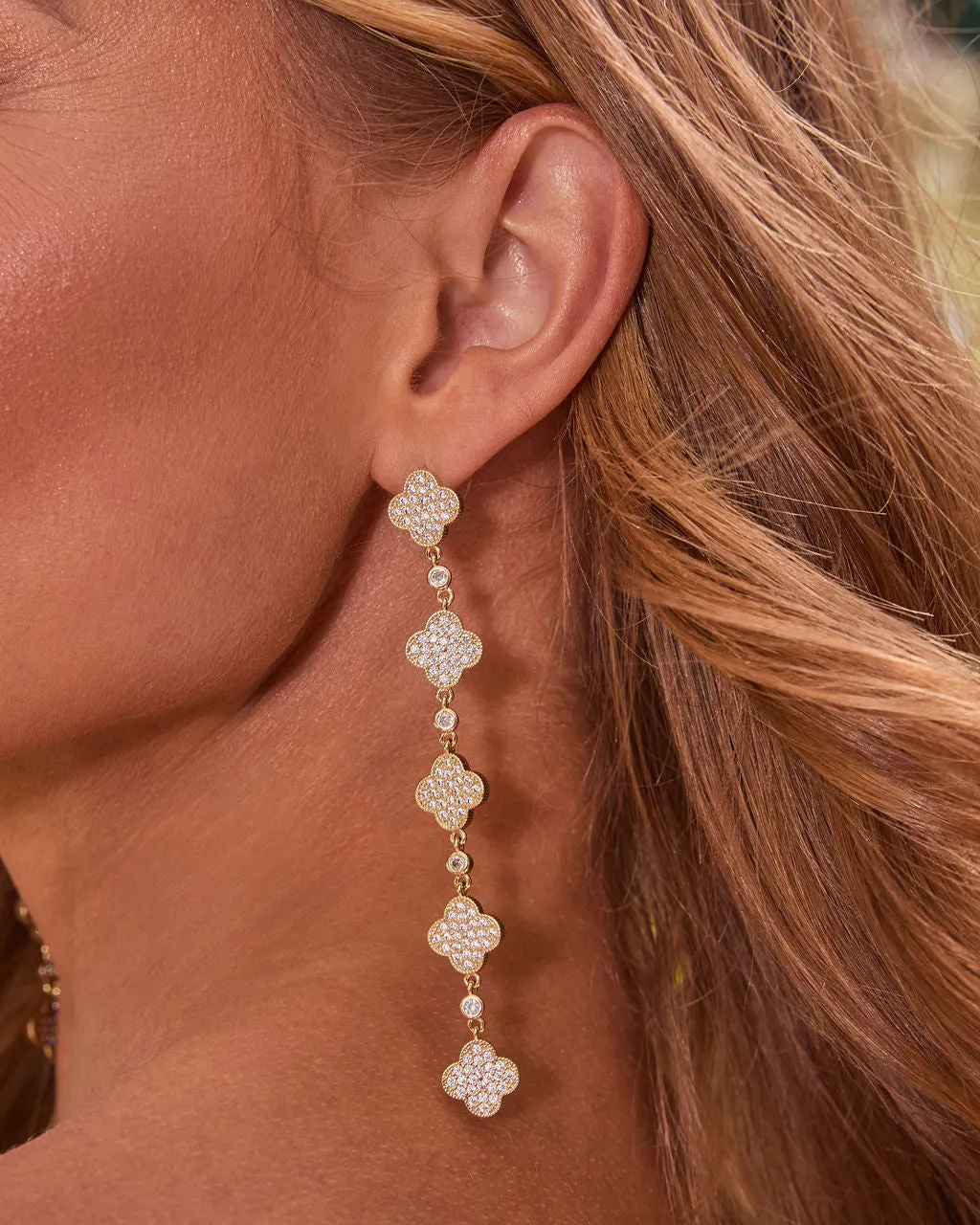 Silvia Embellished Drop Earrings sold by Vici product image thumbnail 2