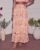 Good Days Tiered Floral Midi Skirt sold by Vici