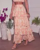 Good Days Tiered Floral Midi Skirt sold by Vici