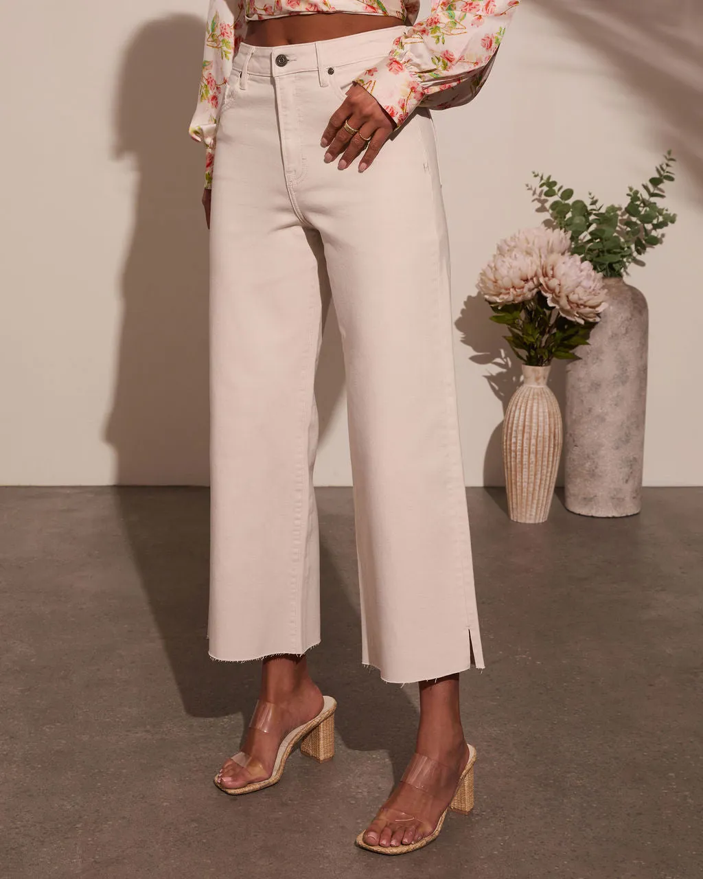 Sophie Super Stretch Wide Leg Jeans sold by Vici product image thumbnail 3