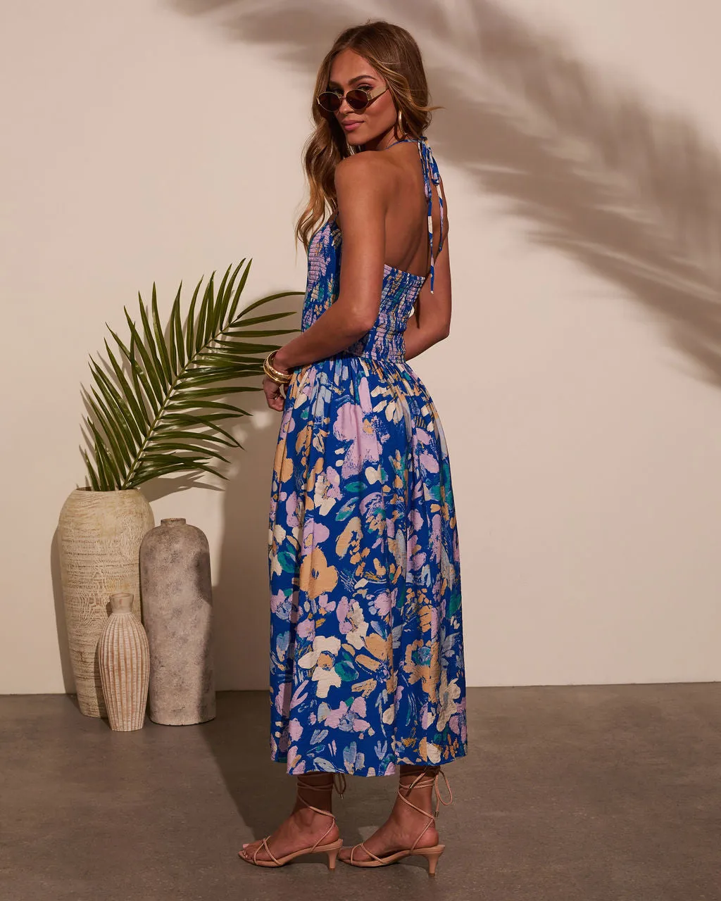Delfina Floral Midi Dress sold by Vici product image thumbnail 4