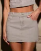 Laney Denim Mini Skirt sold by Vici