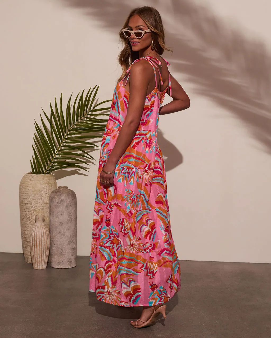 Ellisa Abstract Maxi Dress sold by Vici product image thumbnail 4