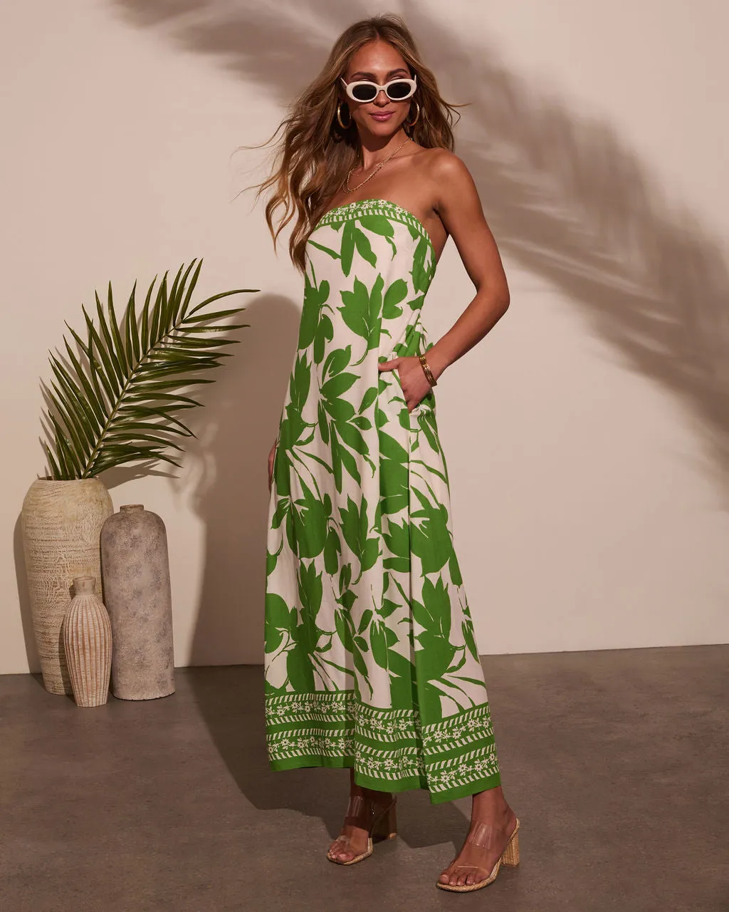 Vivvy Floral Maxi Dress sold by Vici product image thumbnail 3