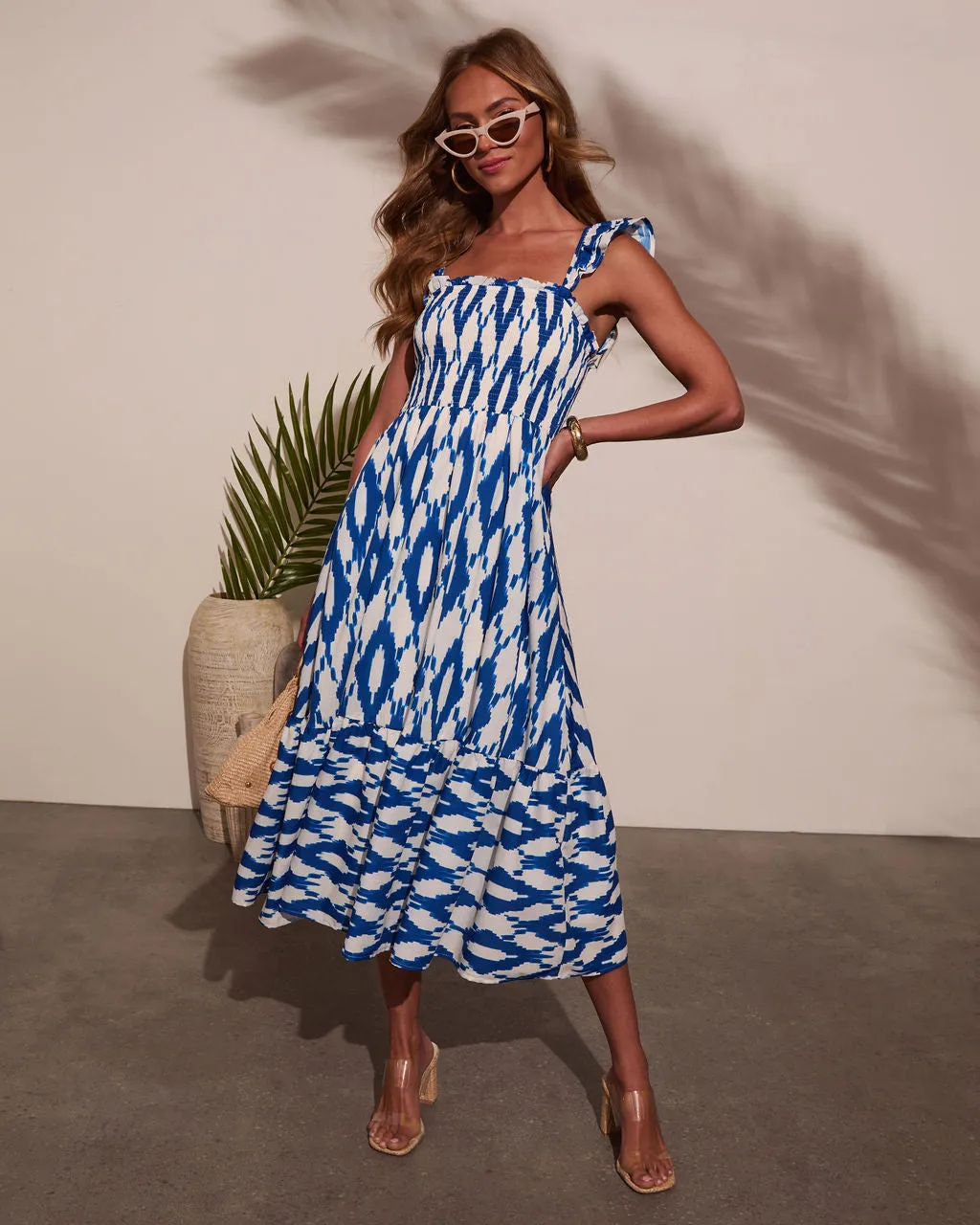 Wander Away Abstract Midi Dress sold by Vici product image thumbnail 5