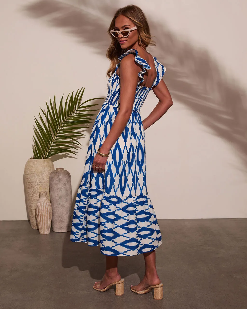 Wander Away Abstract Midi Dress sold by Vici product image thumbnail 4