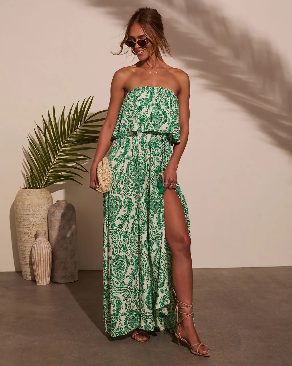 Elsa Paisley Maxi Dress sold by Vici product image thumbnail 5