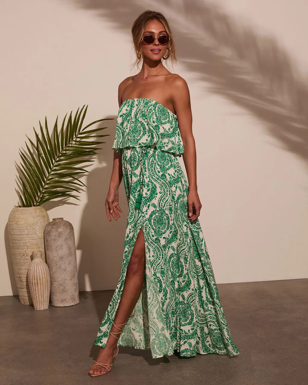 Elsa Paisley Maxi Dress sold by Vici product image thumbnail 3