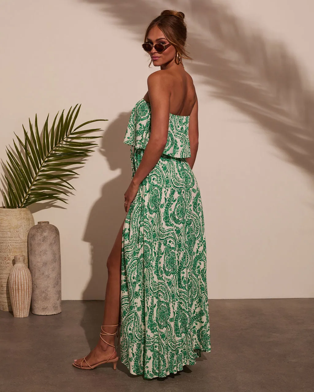 Elsa Paisley Maxi Dress sold by Vici product image thumbnail 4
